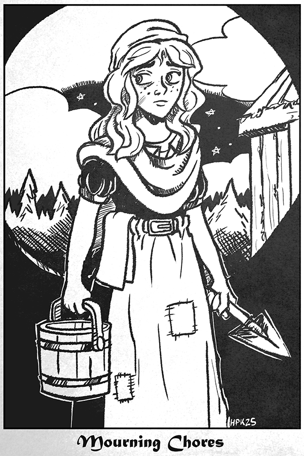 Corea Gorse, illustrated by Erryl Nick - use for chapter 4 of Fang & Bone