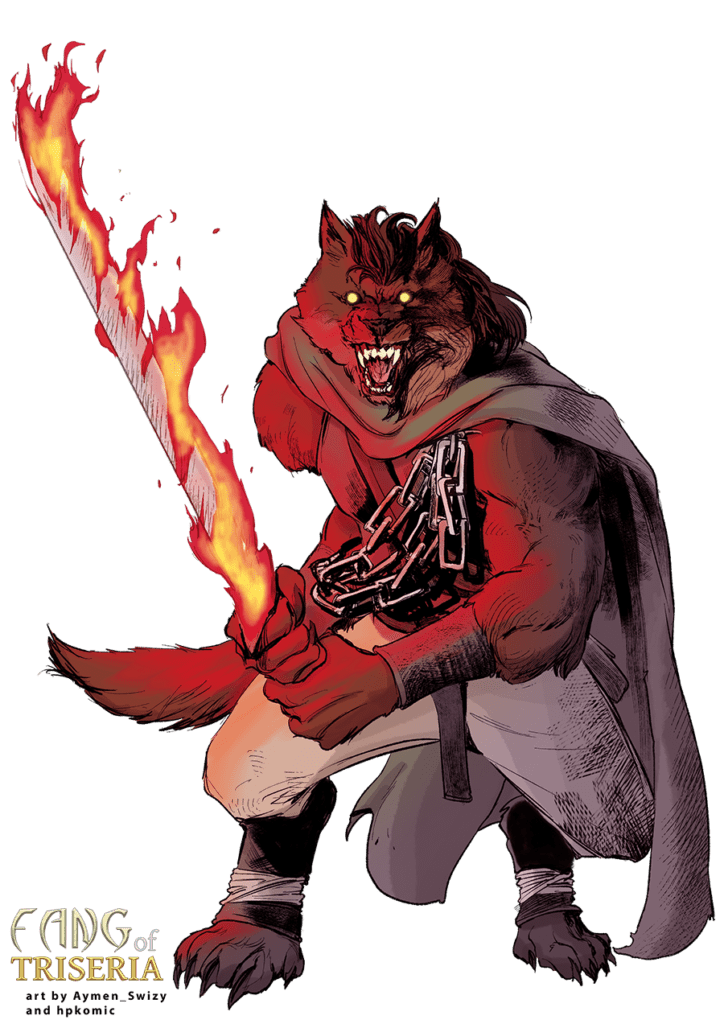 Illustration of Fang of Triseria, drawn by Aymen-Swizy and colored by hpkomic