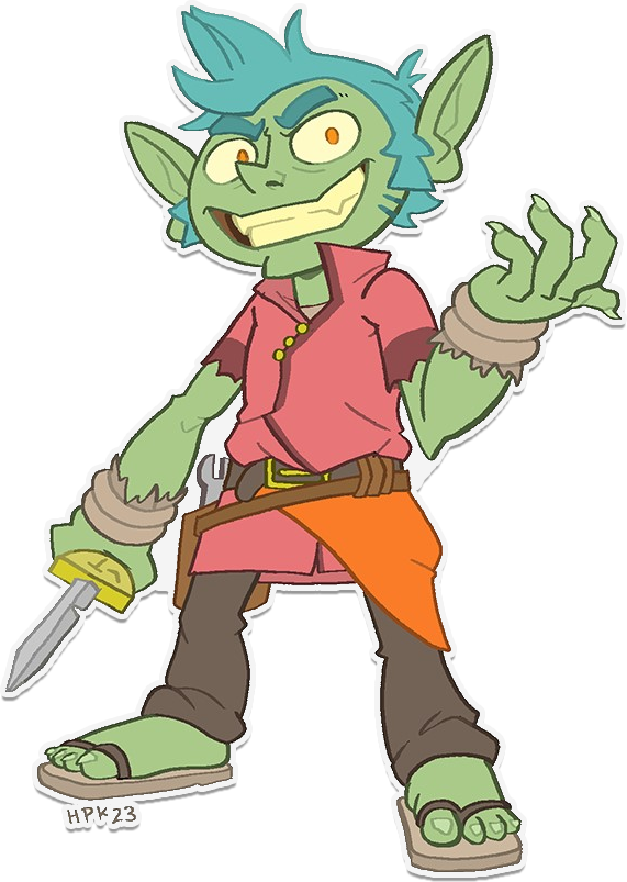illustration of a goblin character