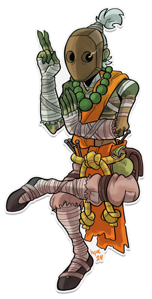 Undead Monk for Dungeons and Dragons (original)