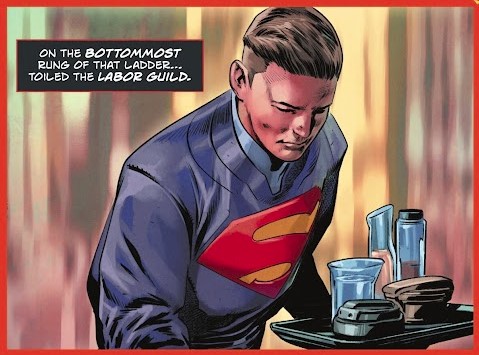 The sigil of the House of El now represents the laborer in Absolute Superman #1.