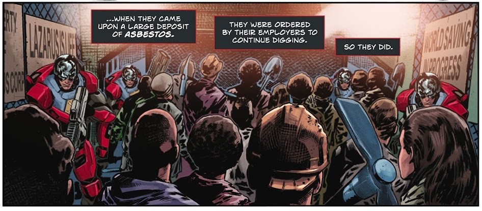 Peacemakers exploit miners in Absolute Superman #1