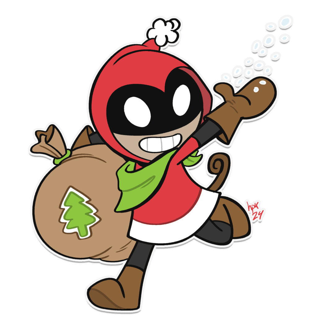 Drawing of Anda Claus