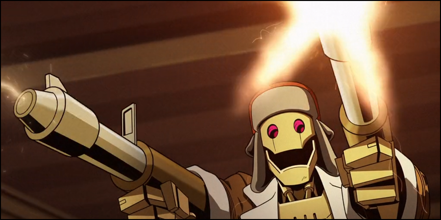 G.I. Robot living his best life: slaughterin' Nazi scum