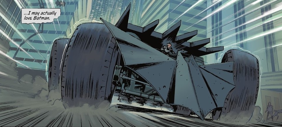 "I may actually love Batman." Get in line, Alfred.