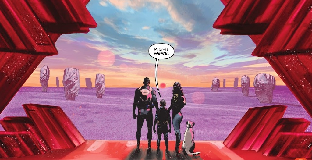 Don't let the rolling pink plains and purple pillars distract you from the dystopian nature of Krypton.