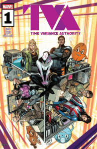 A curious experiment in fusing the MCU and Marvel Comics.

TVA #1 (2025)