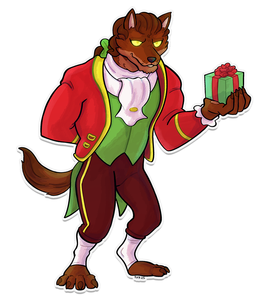 Fang of Triseria dressed for a Yule Ball