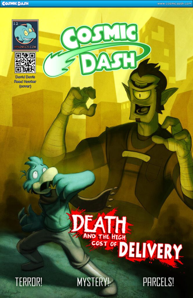 Cover for Cosmic Dash: Death and the High Cost of Delivery