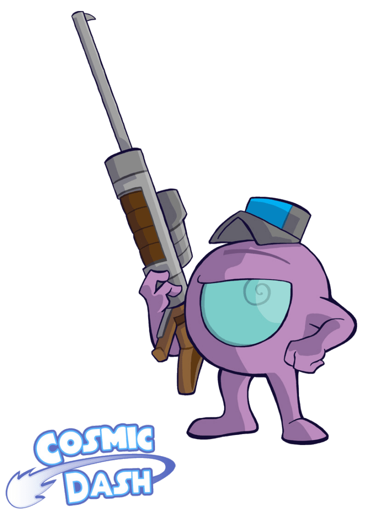 Guugel with a rifle