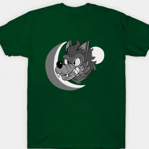 Black and White Fang shirt design