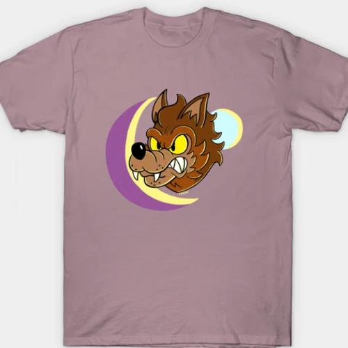 Colored retro Fang shirt design