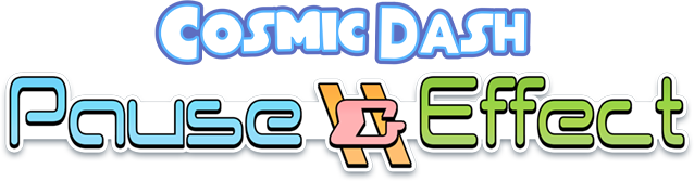 Cosmic Dash Pause & Effect Novella Logo