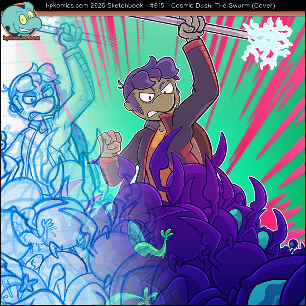 Cosmic Dash Sketchbook Cover Reveal
