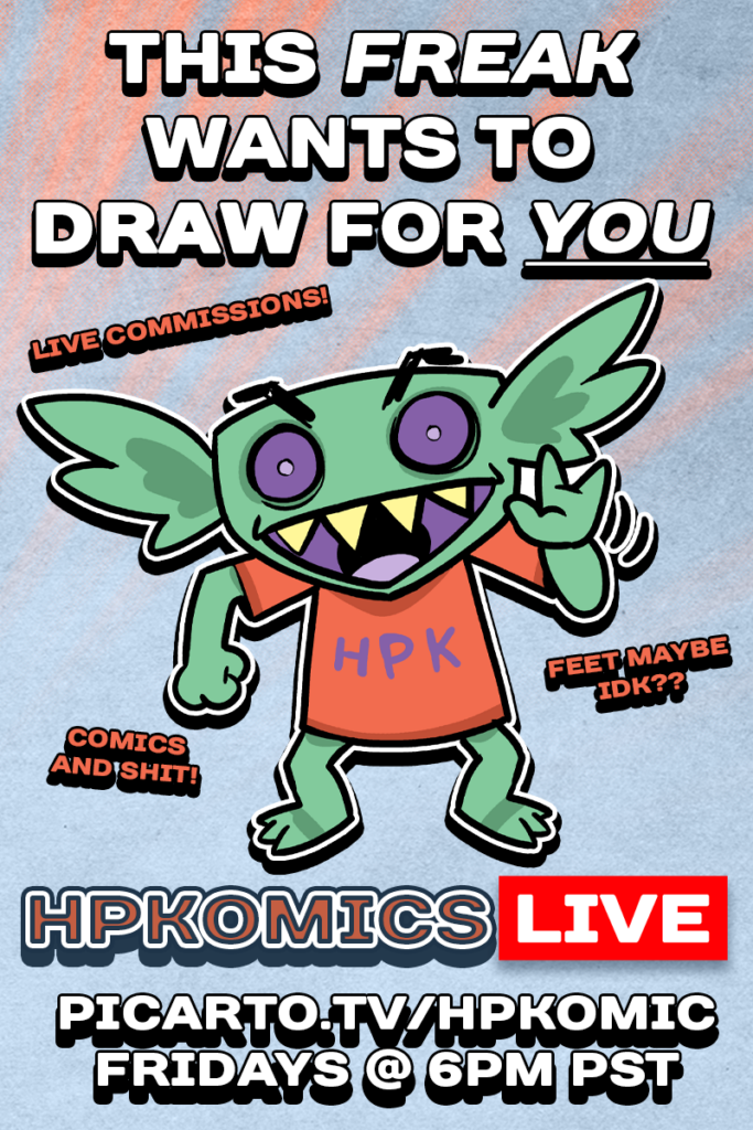 HPKOMICS LIVE current scheduling ad