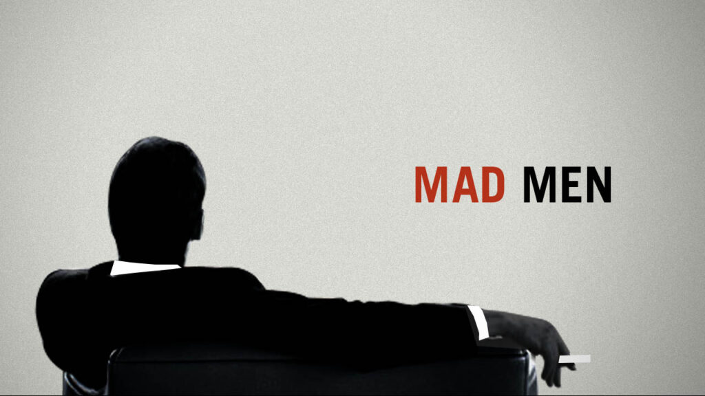 Mad Men title card from https://www.artofthetitle.com/title/mad-men/