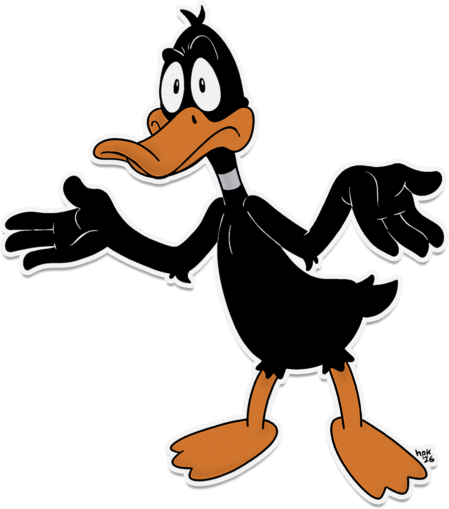 Daffy Duck drawing