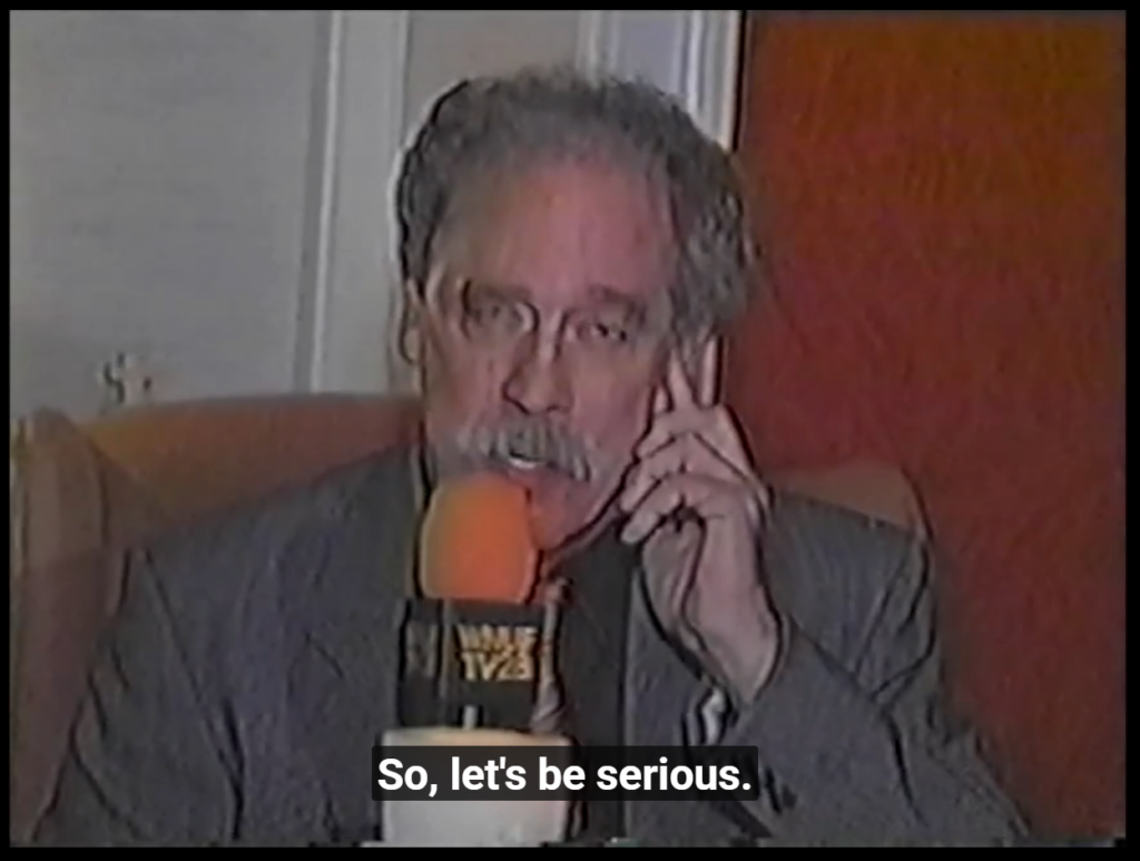 Screenshot from the WNUF Halloween Special (2013)