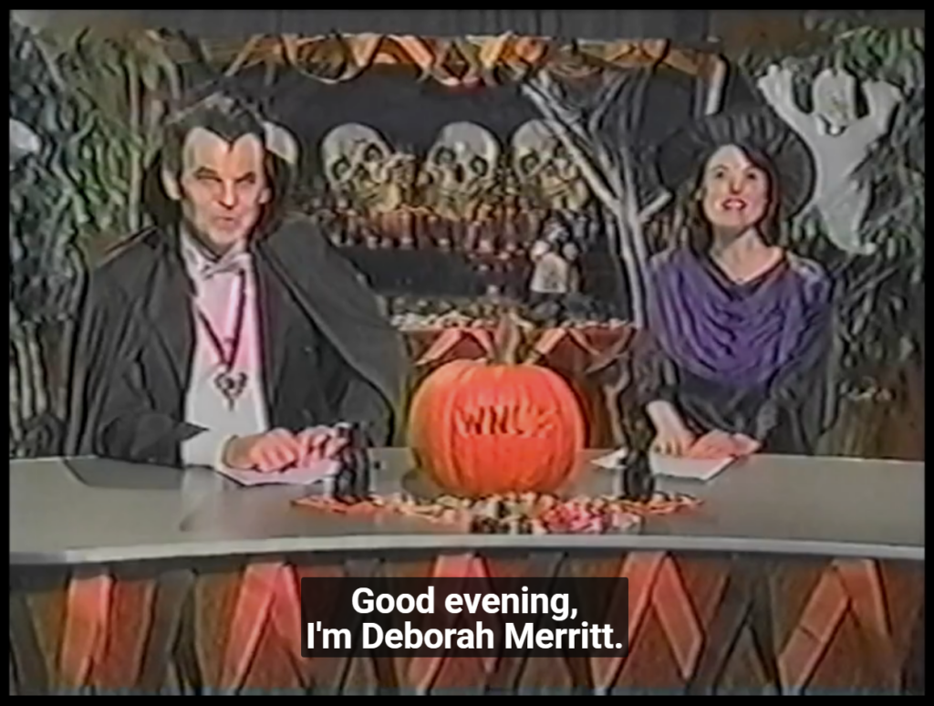 Screenshot from the WNUF Halloween Special (2013)