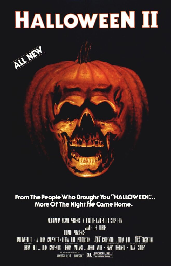 Poster for Halloween II (1981)from IMDB