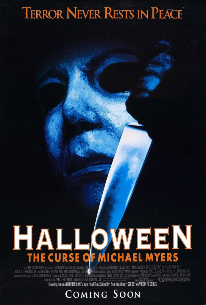 Poster for Halloween: The Curse of Michael Myers (1995) from IMDB