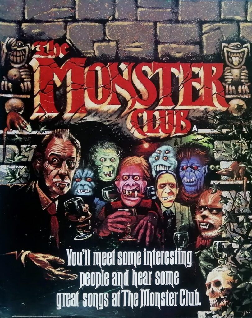 The Monster Club promotional post from IMDB