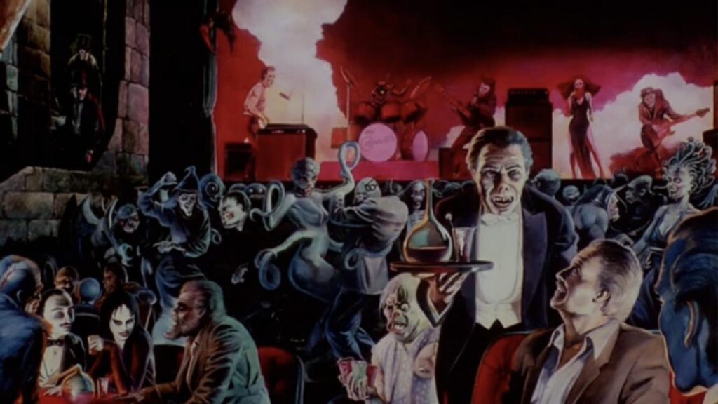 Key art from The Monster Club (1981) via IMDB